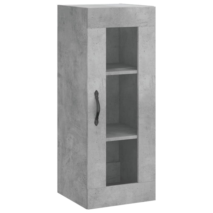 Credenza Grigio Cemento 34,5x34x180 cm in Legno Multistrato 3199205