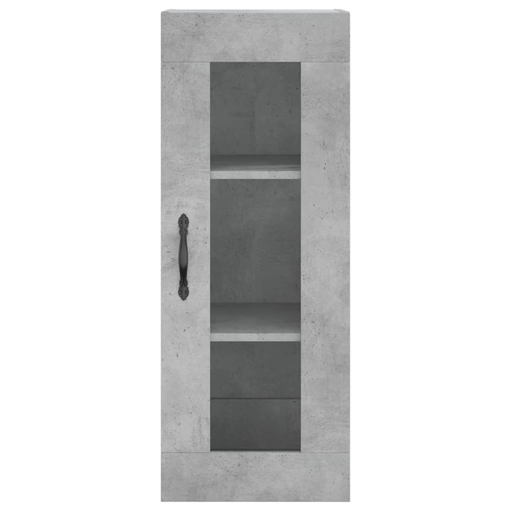 Credenza Grigio Cemento 34,5x34x180 cm in Legno Multistrato 3199205