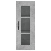 Credenza Grigio Cemento 34,5x34x180 cm in Legno Multistrato 3199205