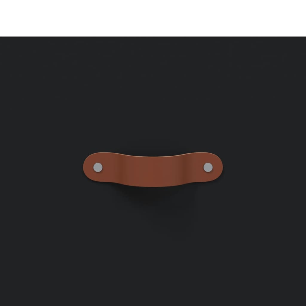 Credenza Nera 34,5x34x180 cm in Legno Multistrato 3199210