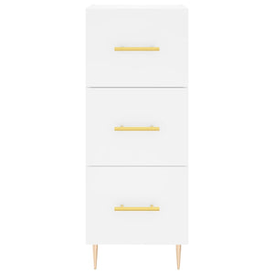 Credenza Bianca 34,5x34x180 cm in Legno Multistrato 3199225