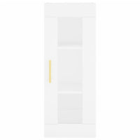 Credenza Bianca 34,5x34x180 cm in Legno Multistrato 3199225