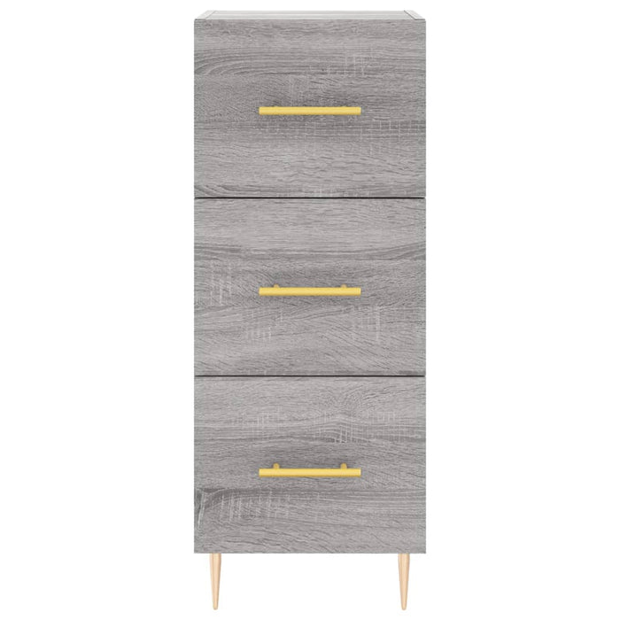 Credenza Grigio Sonoma 34,5x34x180 cm in Legno Multistrato 3199231
