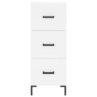 Credenza Bianca 34,5x34x180 cm in Legno Multistrato 3199233