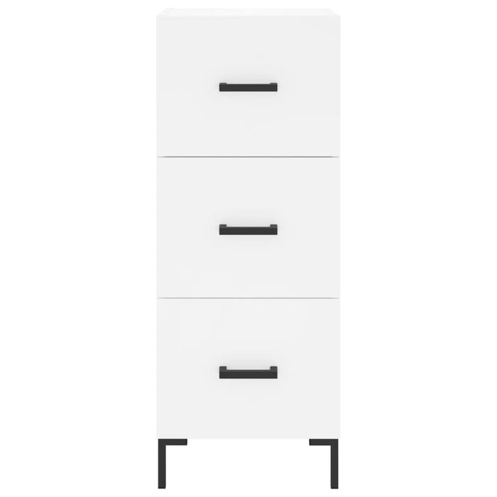 Credenza Bianca 34,5x34x180 cm in Legno Multistrato 3199233