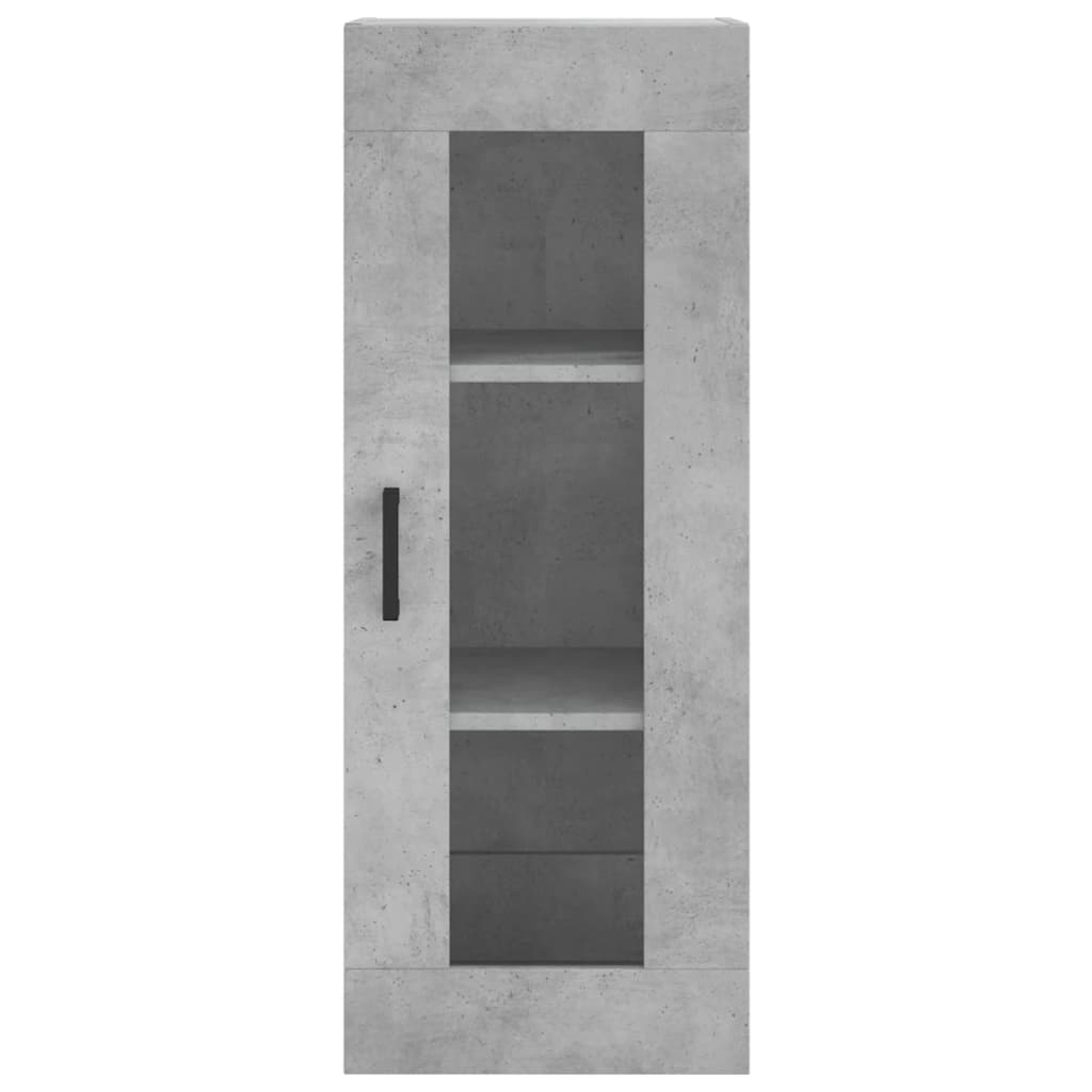 Credenza Grigio Cemento 34,5x34x180 cm in Legno Multistrato 3199237