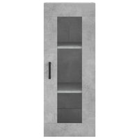 Credenza Grigio Cemento 34,5x34x180 cm in Legno Multistrato 3199237