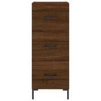 Credenza Rovere Marrone 34,5x34x180 cm in Legno Multistrato 3199240