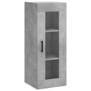 Credenza Grigio Cemento 34,5x34x180 cm in Legno Multistrato 3199245