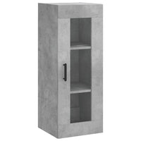 Credenza Grigio Cemento 34,5x34x180 cm in Legno Multistrato 3199245