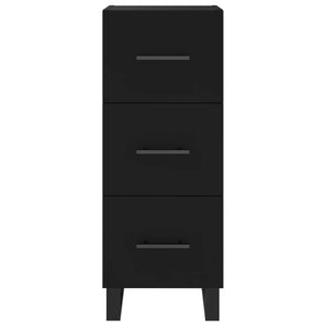 Credenza Nera 34,5x34x180 cm in Legno Multistrato 3199258