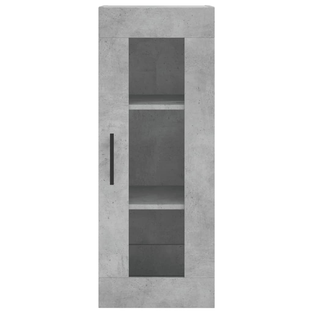Credenza Grigio Cemento 34,5x34x180 cm in Legno Multistrato 3199261
