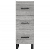 Credenza Grigio Sonoma 34,5x34x180 cm in Legno Multistrato 3199263