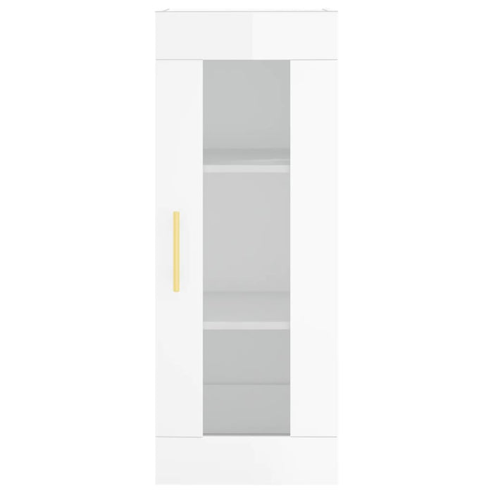 Credenza 34,5x34x180 cm in Legno Multistrato Bianco Lucido 3199291