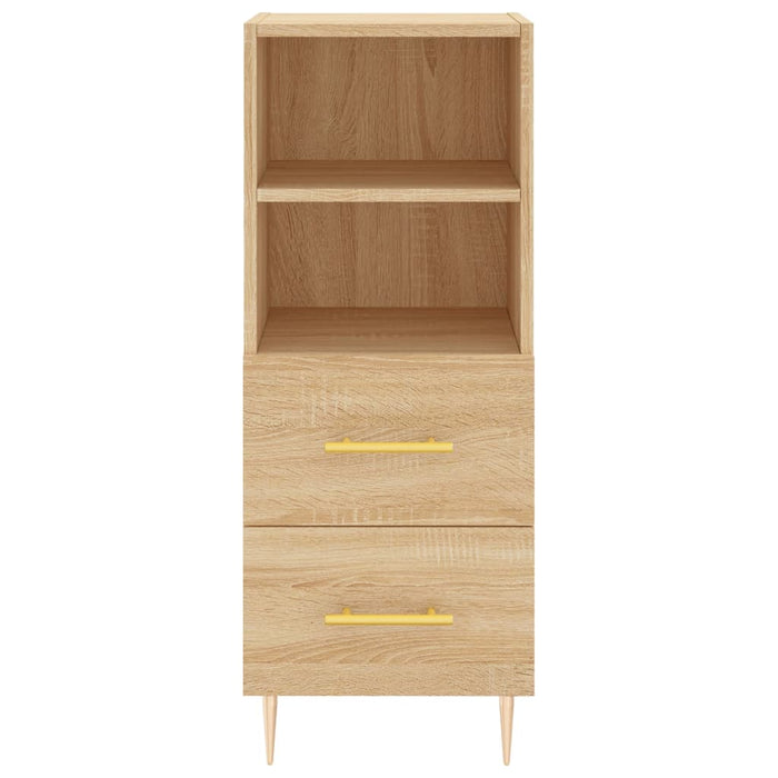 Credenza Rovere Sonoma 34,5x34x180 cm in Legno Multistrato 3199292