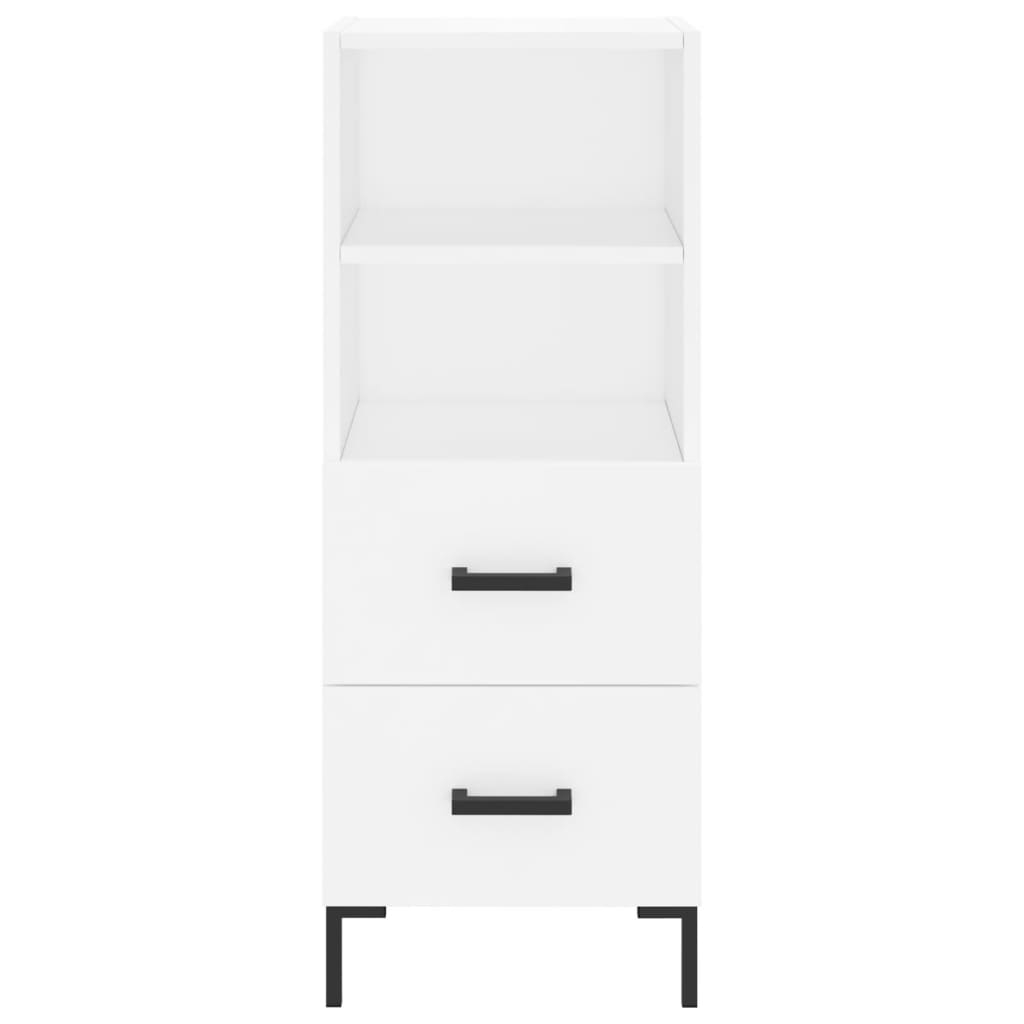 Credenza Bianca 34,5x34x180 cm in Legno Multistrato 3199297