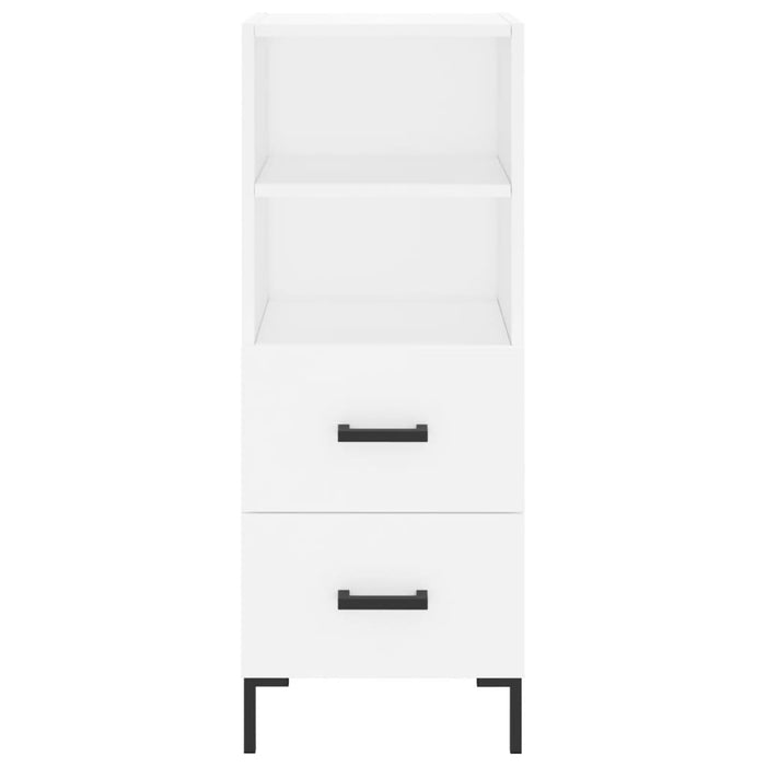 Credenza Bianca 34,5x34x180 cm in Legno Multistrato 3199297