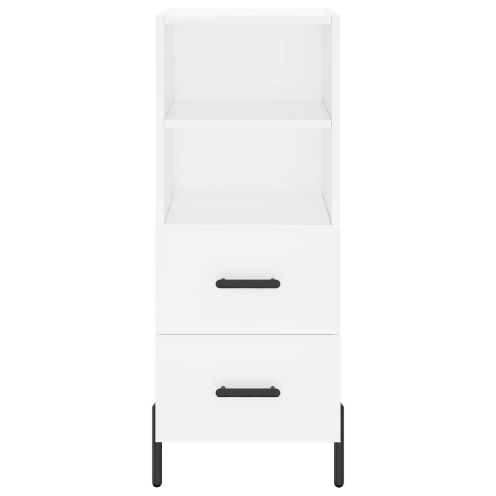 Credenza Bianca 34,5x34x180 cm in Legno Multistrato 3199305