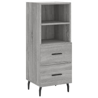 Credenza Grigio Sonoma 34,5x34x180 cm in Legno Multistrato 3199319