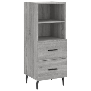 Credenza Grigio Sonoma 34,5x34x180 cm in Legno Multistrato 3199319