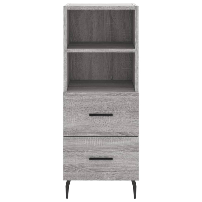 Credenza Grigio Sonoma 34,5x34x180 cm in Legno Multistrato 3199319