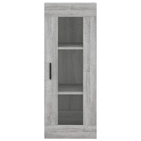 Credenza Grigio Sonoma 34,5x34x180 cm in Legno Multistrato 3199319