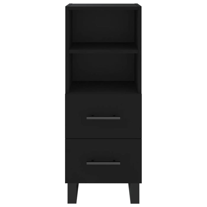 Credenza Nera 34,5x34x180 cm in Legno Multistrato 3199322