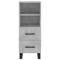 Credenza Grigio Cemento 34,5x34x180 cm in Legno Multistrato 3199325