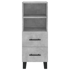 Credenza Grigio Cemento 34,5x34x180 cm in Legno Multistrato 3199325