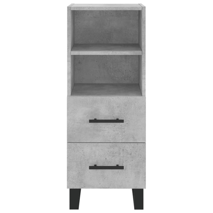 Credenza Grigio Cemento 34,5x34x180 cm in Legno Multistrato 3199325