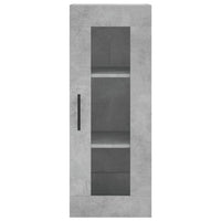 Credenza Grigio Cemento 34,5x34x180 cm in Legno Multistrato 3199325