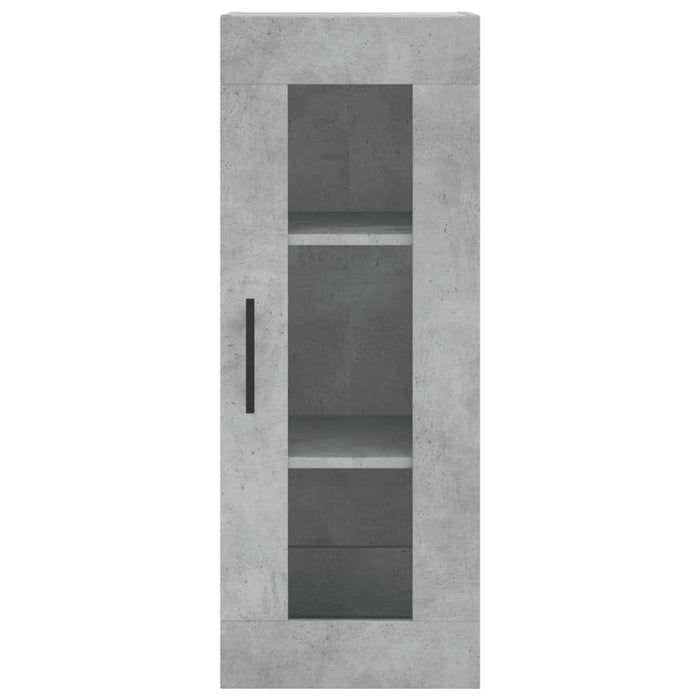 Credenza Grigio Cemento 34,5x34x180 cm in Legno Multistrato 3199325