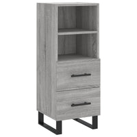 Credenza Grigio Sonoma 34,5x34x180 cm in Legno Multistrato 3199327