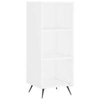 Credenza Bianca 34,5x34x180 cm in Legno Multistrato 3199337