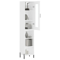 Credenza Bianca 34,5x34x180 cm in Legno Multistrato 3199369