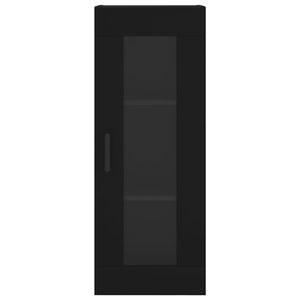 Credenza Nera 34,5x34x180 cm in Legno Multistrato 3199370