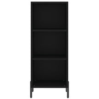 Credenza Nera 34,5x34x180 cm in Legno Multistrato 3199370