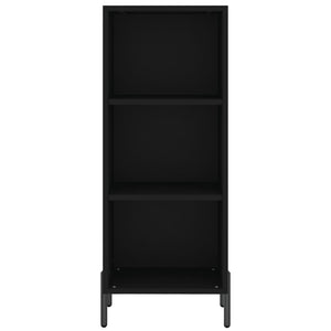 Credenza Nera 34,5x34x180 cm in Legno Multistrato 3199370