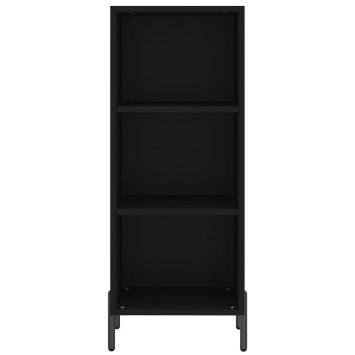 Credenza Nera 34,5x34x180 cm in Legno Multistrato 3199370