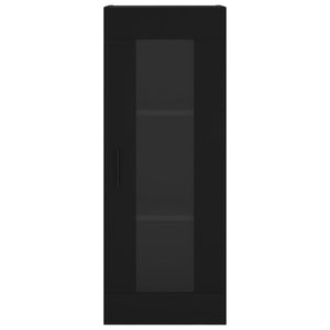 Credenza Nera 34,5x34x180 cm in Legno Multistrato 3199378