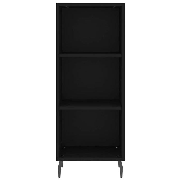 Credenza Nera 34,5x34x180 cm in Legno Multistrato 3199378