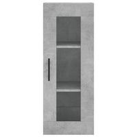 Credenza Grigio Cemento 34,5x34x180 cm in Legno Multistrato 3199389