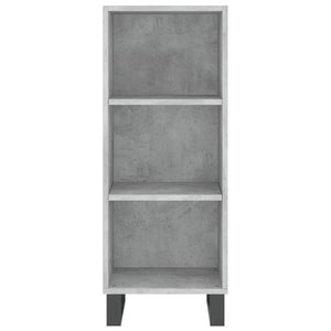 Credenza Grigio Cemento 34,5x34x180 cm in Legno Multistrato 3199389