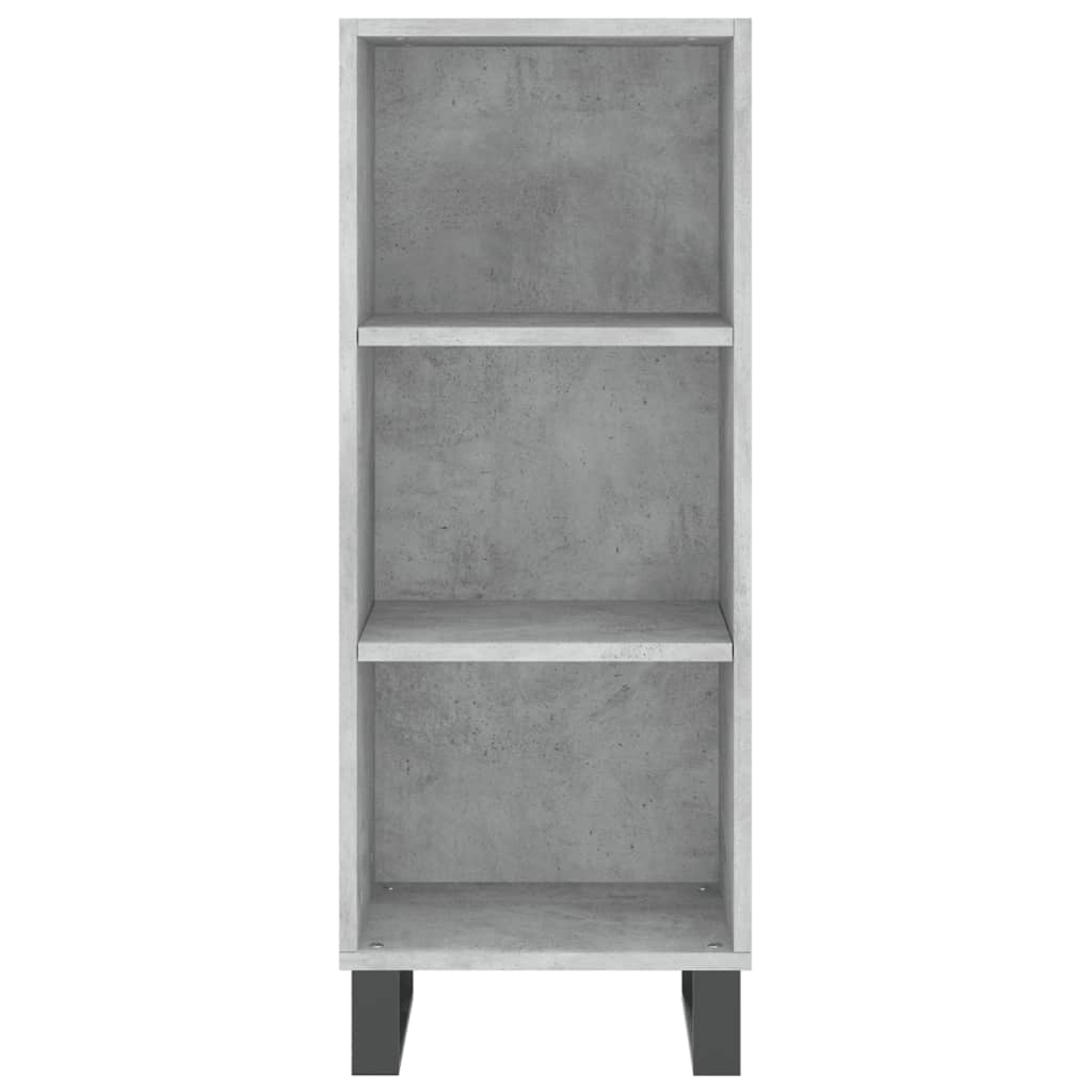 Credenza Grigio Cemento 34,5x34x180 cm in Legno Multistrato 3199389