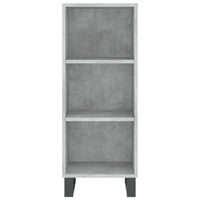 Credenza Grigio Cemento 34,5x34x180 cm in Legno Multistrato 3199389