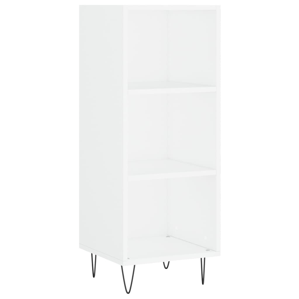 Credenza 34,5x34x180 cm in Legno Multistrato Bianco Lucido 3199395