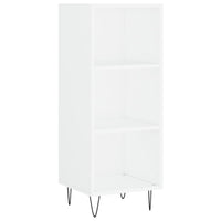 Credenza 34,5x34x180 cm in Legno Multistrato Bianco Lucido 3199395