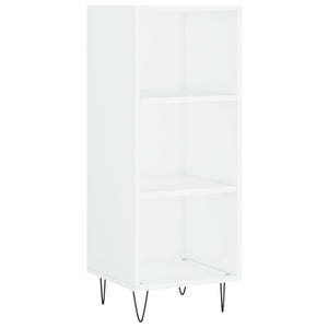 Credenza 34,5x34x180 cm in Legno Multistrato Bianco Lucido 3199395