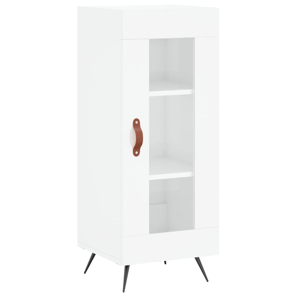 Credenza 34,5x34x180 cm in Legno Multistrato Bianco Lucido 3199403