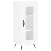 Credenza 34,5x34x180 cm in Legno Multistrato Bianco Lucido 3199403